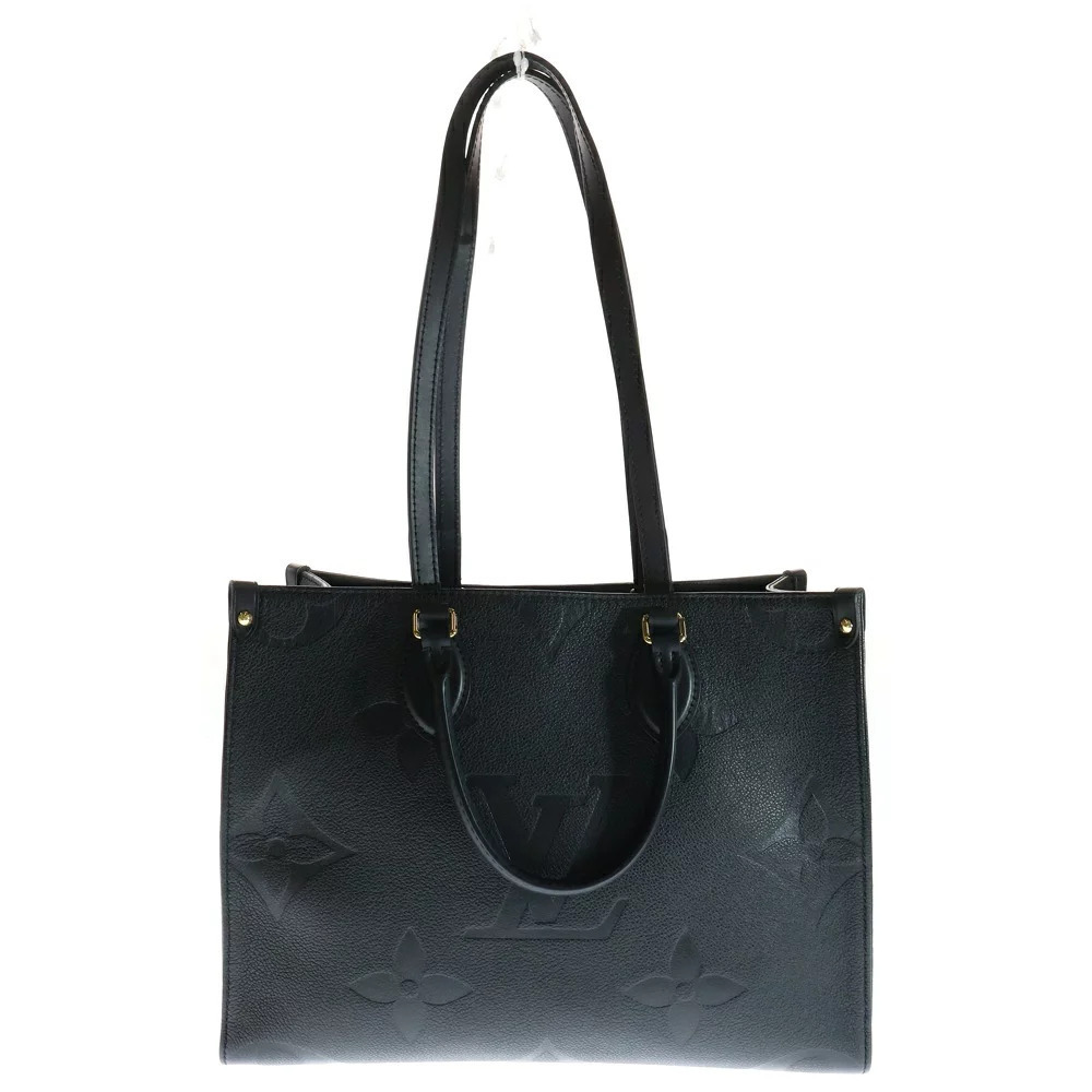 Louis Vuitton Handbag Leather OnTheGo Empreinte Tote Bag Black Monogram